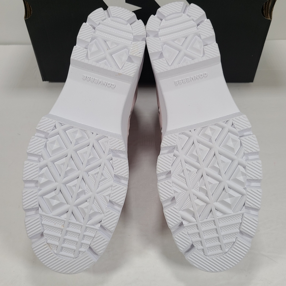 Converse CTAS Lugged Hi Barely Rose White Chunky High Top Sneaker Women Size 9.5 - Picture 10 of 12